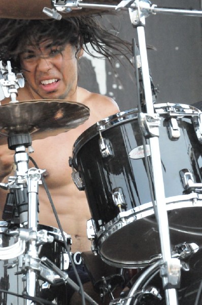 Black Tide at the Mayhem Festival Verizon Wireless Amphitheater