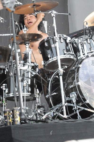 Black Tide at the Mayhem Festival Verizon Wireless Amphitheater