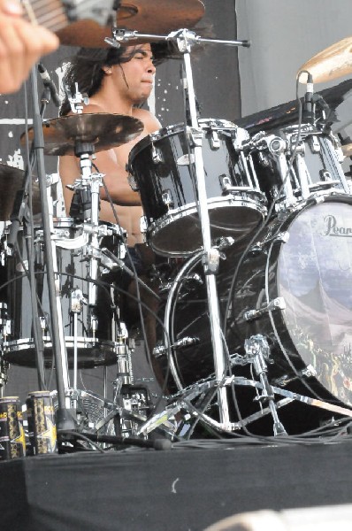 Black Tide at the Mayhem Festival Verizon Wireless Amphitheater