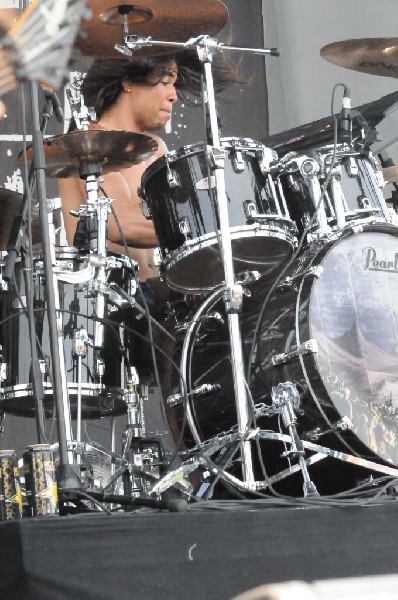 Black Tide at the Mayhem Festival Verizon Wireless Amphitheater