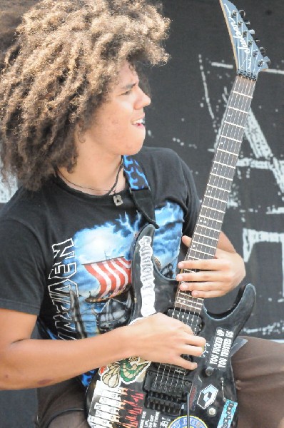 Black Tide at the Mayhem Festival Verizon Wireless Amphitheater