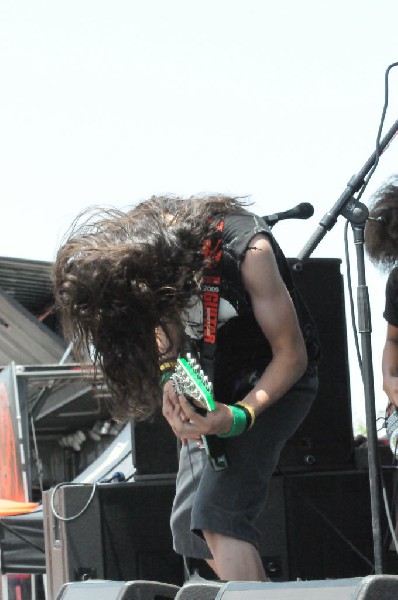 Black Tide at the Mayhem Festival Verizon Wireless Amphitheater