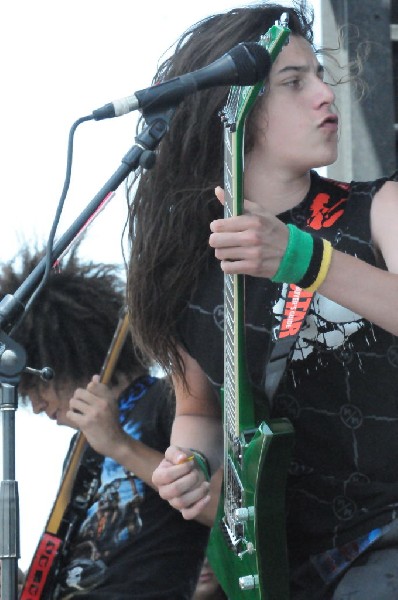 Black Tide at the Mayhem Festival Verizon Wireless Amphitheater