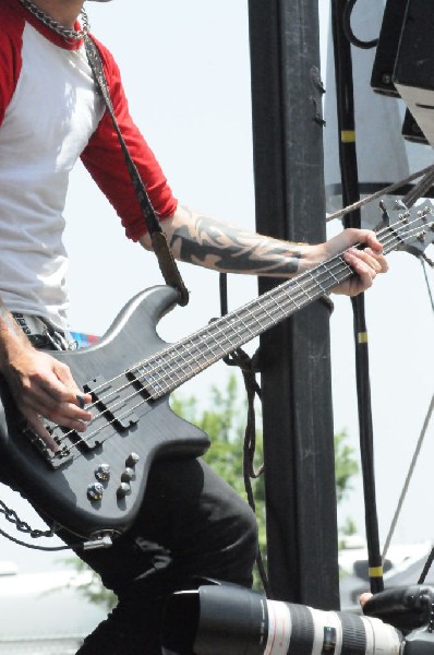 Black Tide at the Mayhem Festival Verizon Wireless Amphitheater