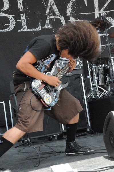 Black Tide at the Mayhem Festival Verizon Wireless Amphitheater