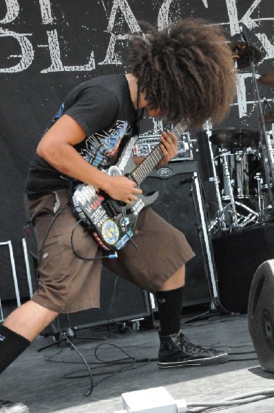 Black Tide at the Mayhem Festival Verizon Wireless Amphitheater