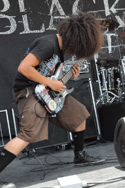 Black Tide at the Mayhem Festival Verizon Wireless Amphitheater