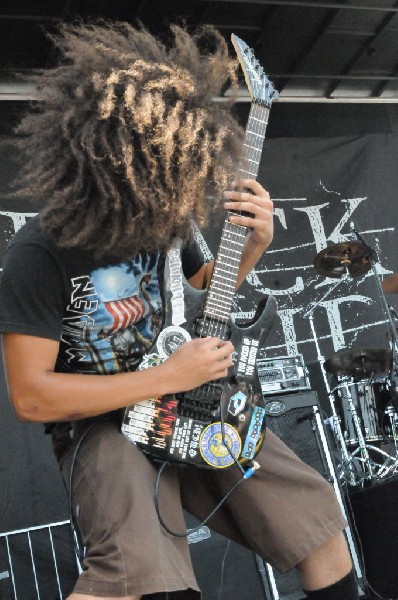 Black Tide at the Mayhem Festival Verizon Wireless Amphitheater