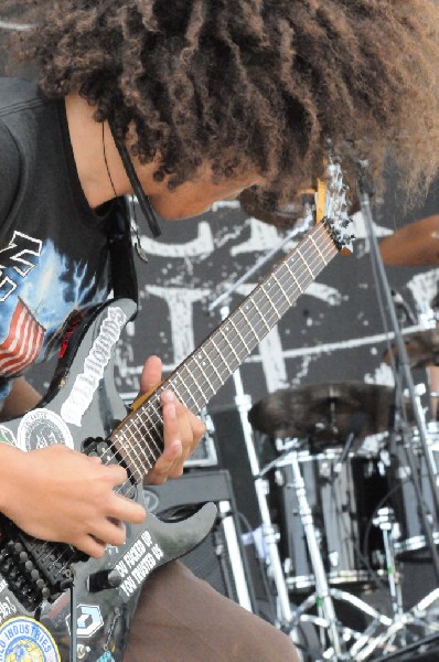 Black Tide at the Mayhem Festival Verizon Wireless Amphitheater