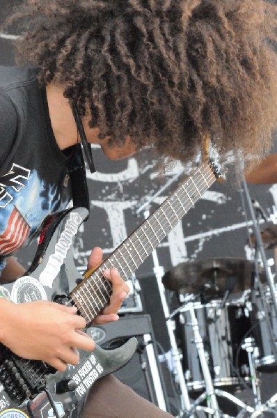 Black Tide at the Mayhem Festival Verizon Wireless Amphitheater