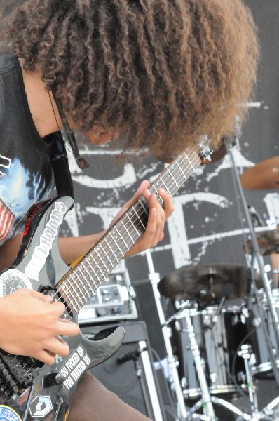 Black Tide at the Mayhem Festival Verizon Wireless Amphitheater