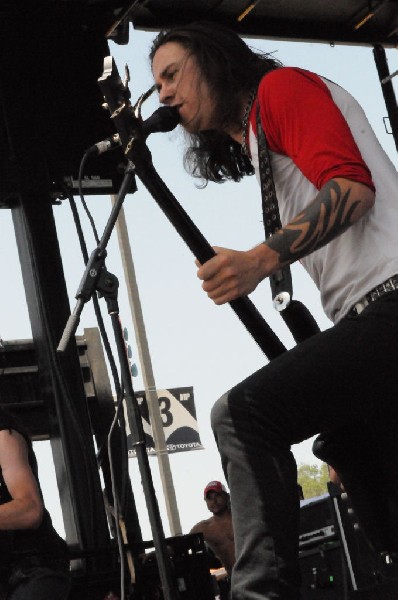 Black Tide at the Mayhem Festival Verizon Wireless Amphitheater