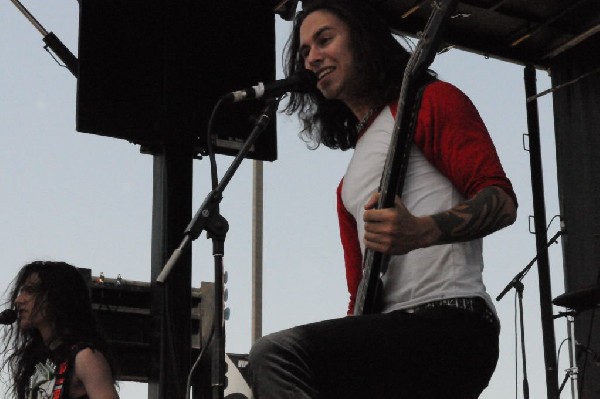 Black Tide at the Mayhem Festival Verizon Wireless Amphitheater