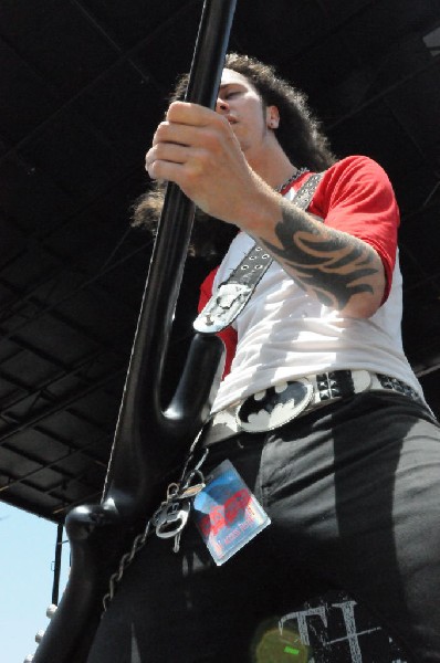 Black Tide at the Mayhem Festival Verizon Wireless Amphitheater