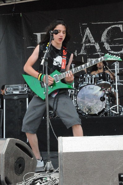 Black Tide at the Mayhem Festival Verizon Wireless Amphitheater