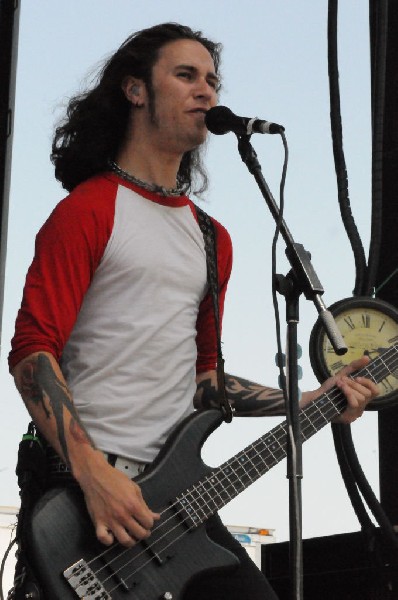 Black Tide at the Mayhem Festival Verizon Wireless Amphitheater