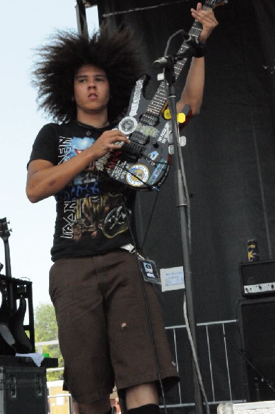 Black Tide at the Mayhem Festival Verizon Wireless Amphitheater