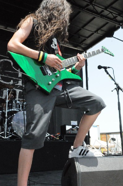 Black Tide at the Mayhem Festival Verizon Wireless Amphitheater