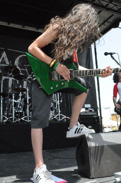 Black Tide at the Mayhem Festival Verizon Wireless Amphitheater