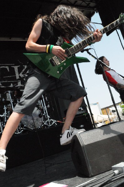 Black Tide at the Mayhem Festival Verizon Wireless Amphitheater