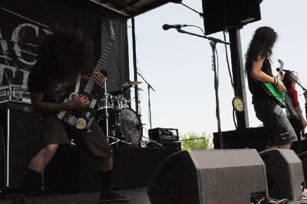 Black Tide at the Mayhem Festival Verizon Wireless Amphitheater