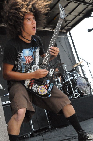 Black Tide at the Mayhem Festival Verizon Wireless Amphitheater