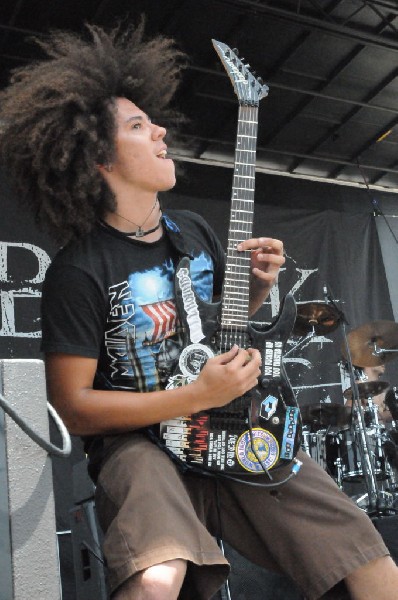 Black Tide at the Mayhem Festival Verizon Wireless Amphitheater