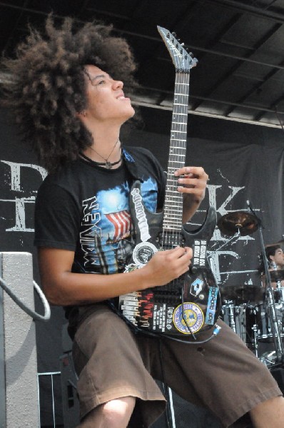 Black Tide at the Mayhem Festival Verizon Wireless Amphitheater