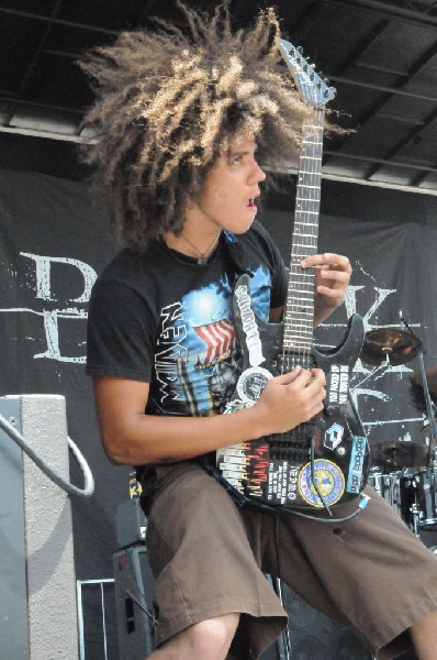 Black Tide at the Mayhem Festival Verizon Wireless Amphitheater