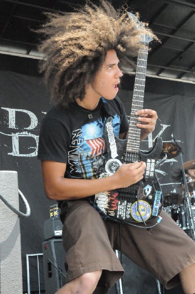 Black Tide at the Mayhem Festival Verizon Wireless Amphitheater