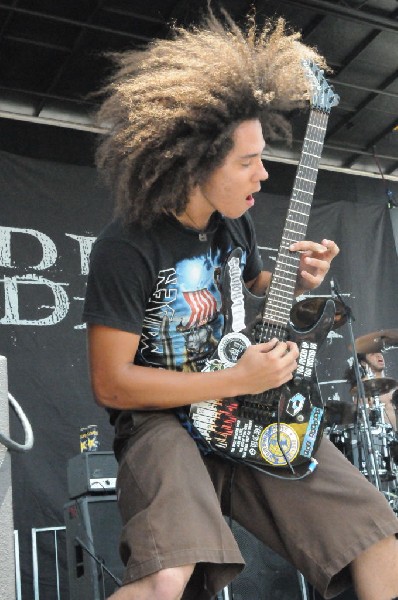 Black Tide at the Mayhem Festival Verizon Wireless Amphitheater