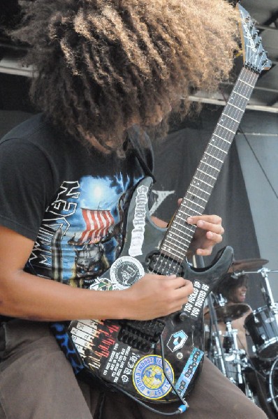 Black Tide at the Mayhem Festival Verizon Wireless Amphitheater