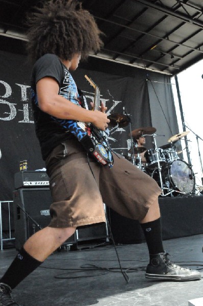 Black Tide at the Mayhem Festival Verizon Wireless Amphitheater