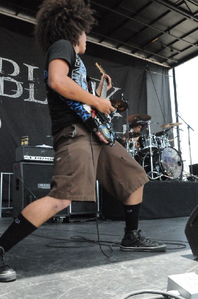 Black Tide at the Mayhem Festival Verizon Wireless Amphitheater