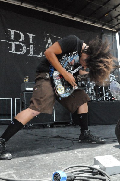 Black Tide at the Mayhem Festival Verizon Wireless Amphitheater