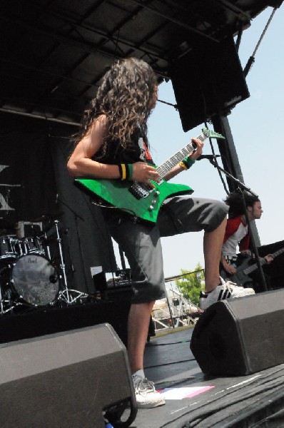 Black Tide at the Mayhem Festival Verizon Wireless Amphitheater