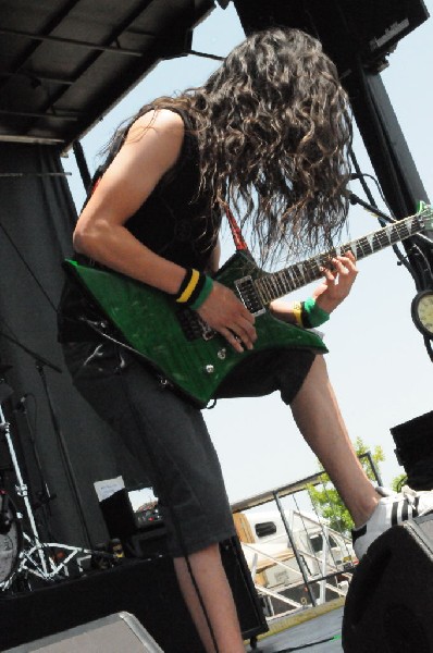 Black Tide at the Mayhem Festival Verizon Wireless Amphitheater
