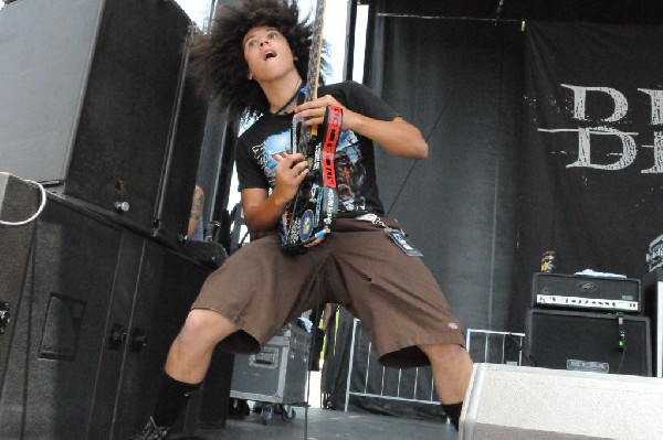 Black Tide at the Mayhem Festival Verizon Wireless Amphitheater