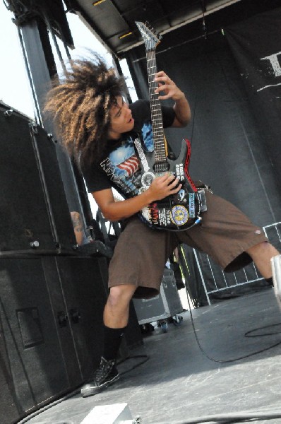 Black Tide at the Mayhem Festival Verizon Wireless Amphitheater