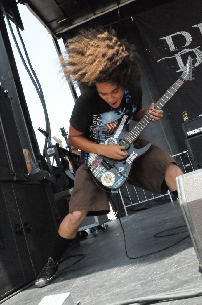 Black Tide at the Mayhem Festival Verizon Wireless Amphitheater