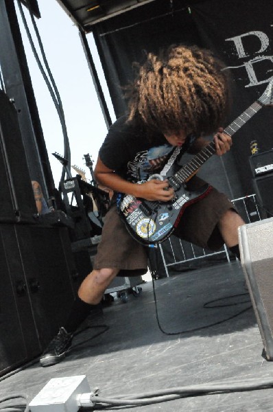 Black Tide at the Mayhem Festival Verizon Wireless Amphitheater