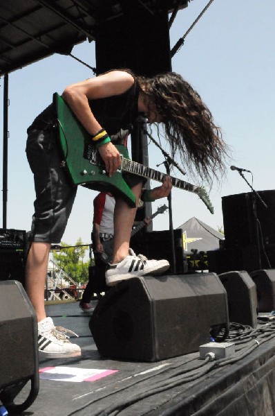 Black Tide at the Mayhem Festival Verizon Wireless Amphitheater