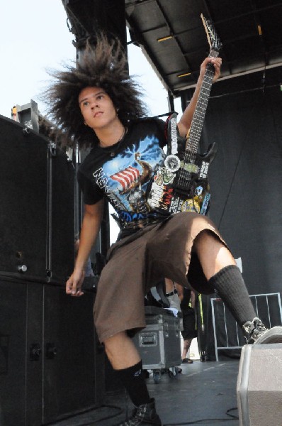 Black Tide at the Mayhem Festival Verizon Wireless Amphitheater
