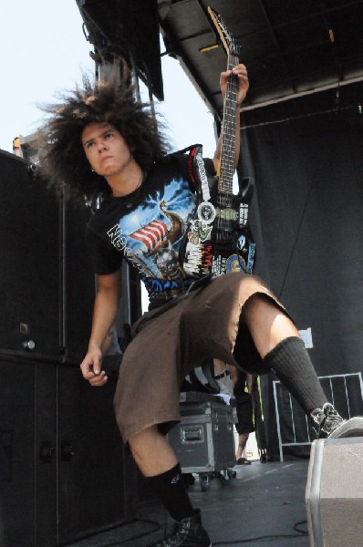 Black Tide at the Mayhem Festival Verizon Wireless Amphitheater