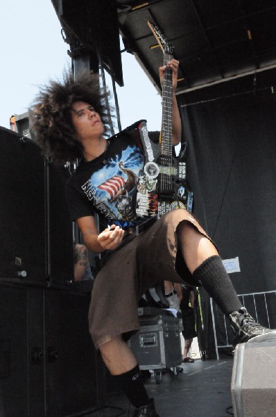 Black Tide at the Mayhem Festival Verizon Wireless Amphitheater