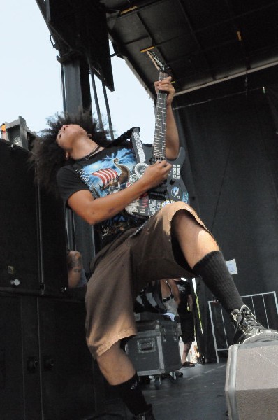 Black Tide at the Mayhem Festival Verizon Wireless Amphitheater