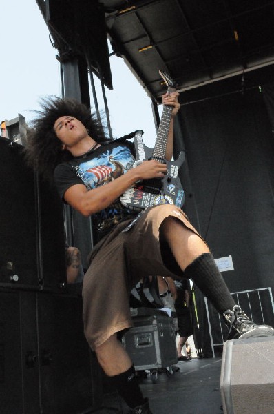 Black Tide at the Mayhem Festival Verizon Wireless Amphitheater