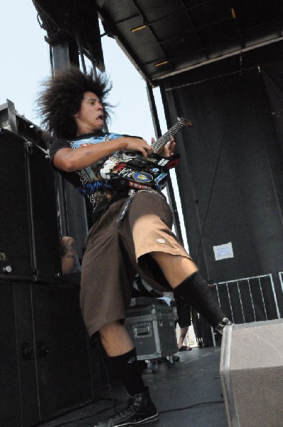 Black Tide at the Mayhem Festival Verizon Wireless Amphitheater