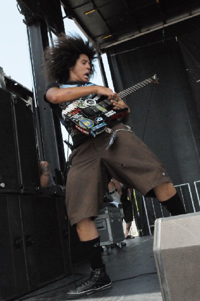 Black Tide at the Mayhem Festival Verizon Wireless Amphitheater