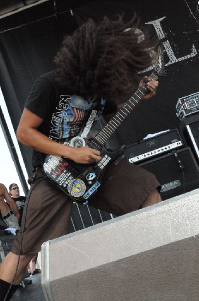 Black Tide at the Mayhem Festival Verizon Wireless Amphitheater